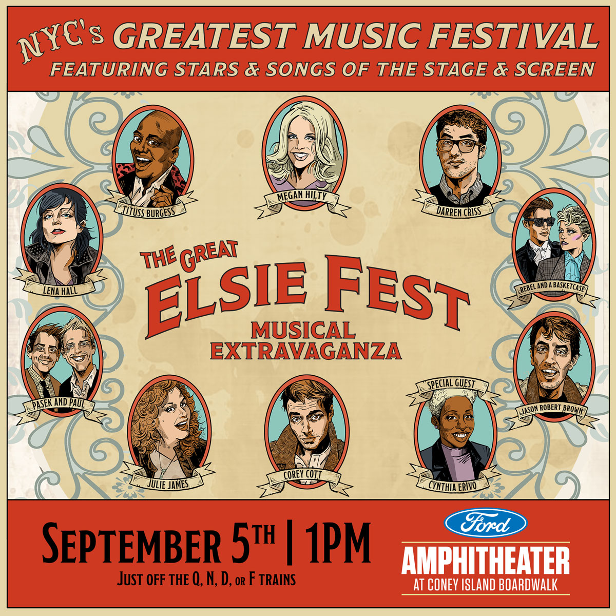 GIVEAWAY: Tickets for Elsie Fest, featuring Megan Hilty, Tituss Burgess, Darren Criss, Lena Hall, Jason Robert Brown & More